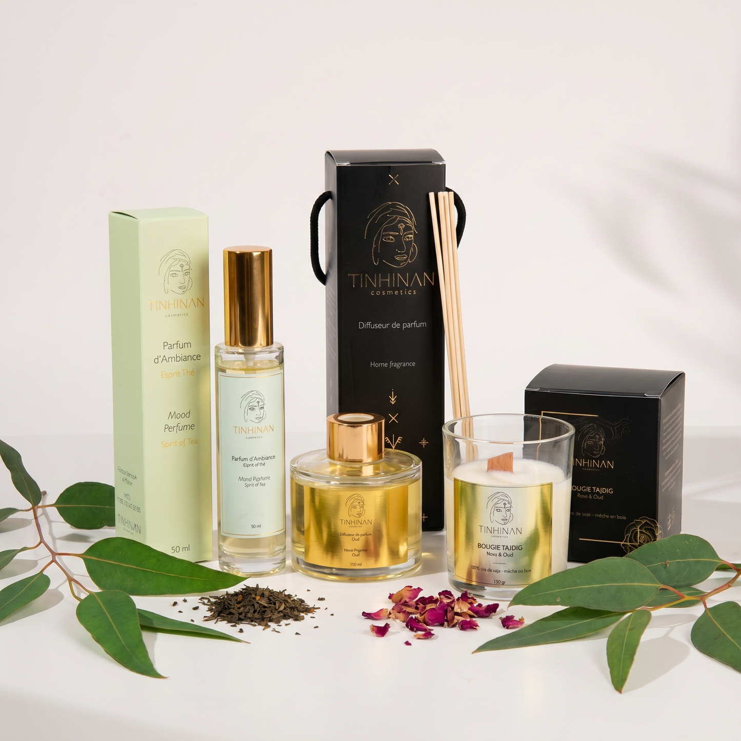 Coffret lumière et parfum