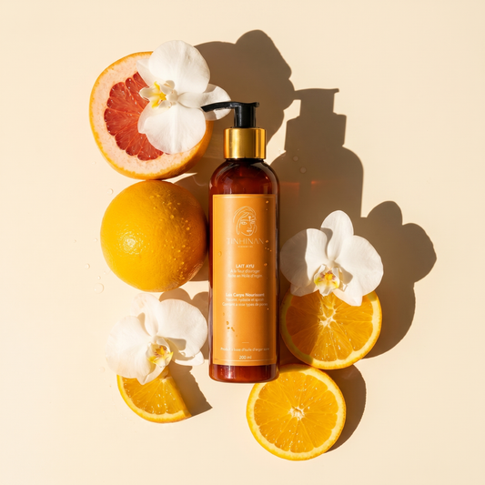 Corps Lait Ayu: Fleur d'Oranger, riche en Huile d'Argan