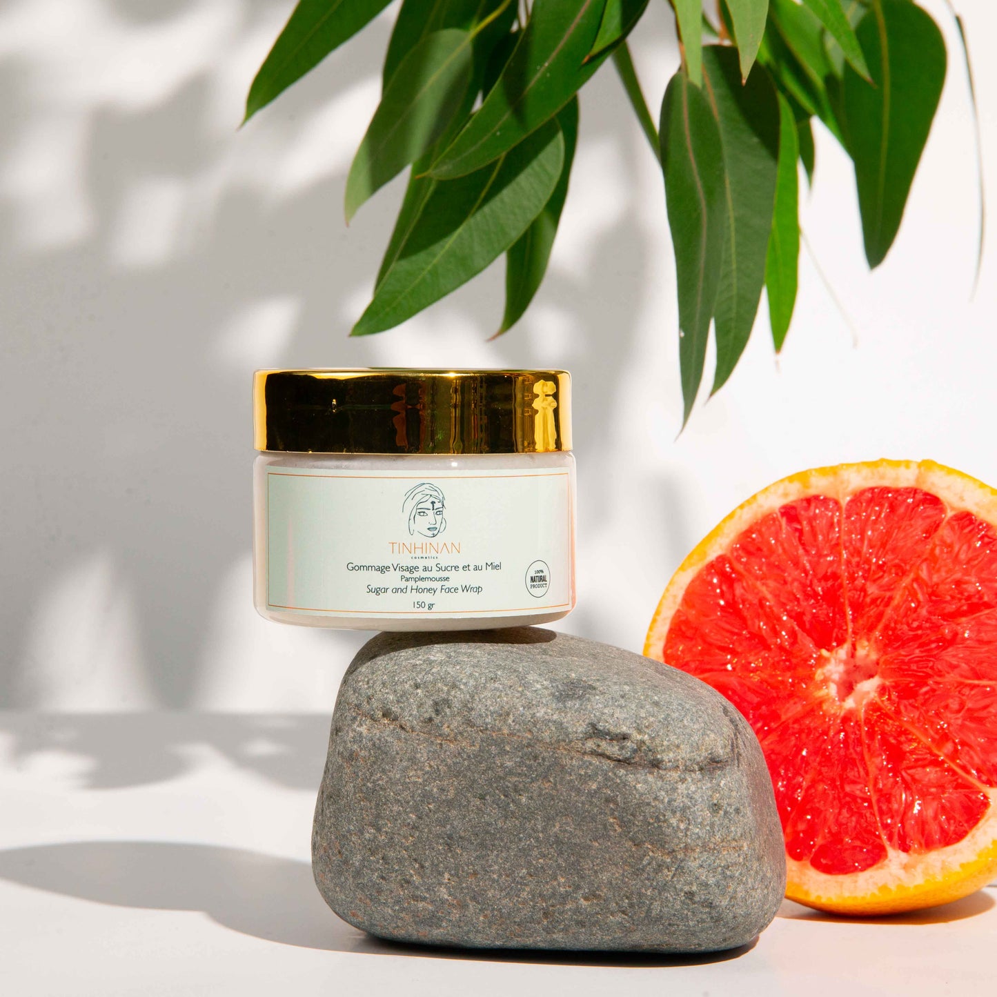 Gommage visage au sucre et au Miel pamplemousse